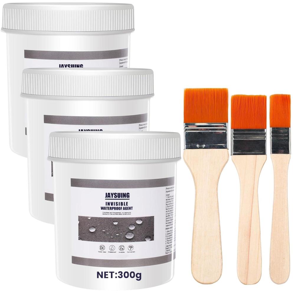 image:image64 OZ 1800g Jaysuing Invisible Waterproof Agent Waterproof Sealant Transparent Rainproof Coating WaterResistant AntiLeakage Agent Transparent Repairing Leak WaterResistant Adhesive32OZ